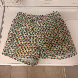 Ingear Pineapple Swim Trunks Men’s Size Large (36-38)