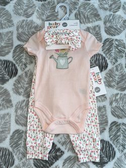 New Baby Girl 3-6 Months Outfit 