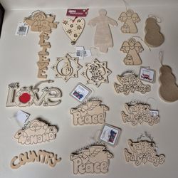 17 New Wood And Paper Craft Christmas Ornaments