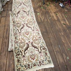Vintage Oriental Runner Rug 21 feet