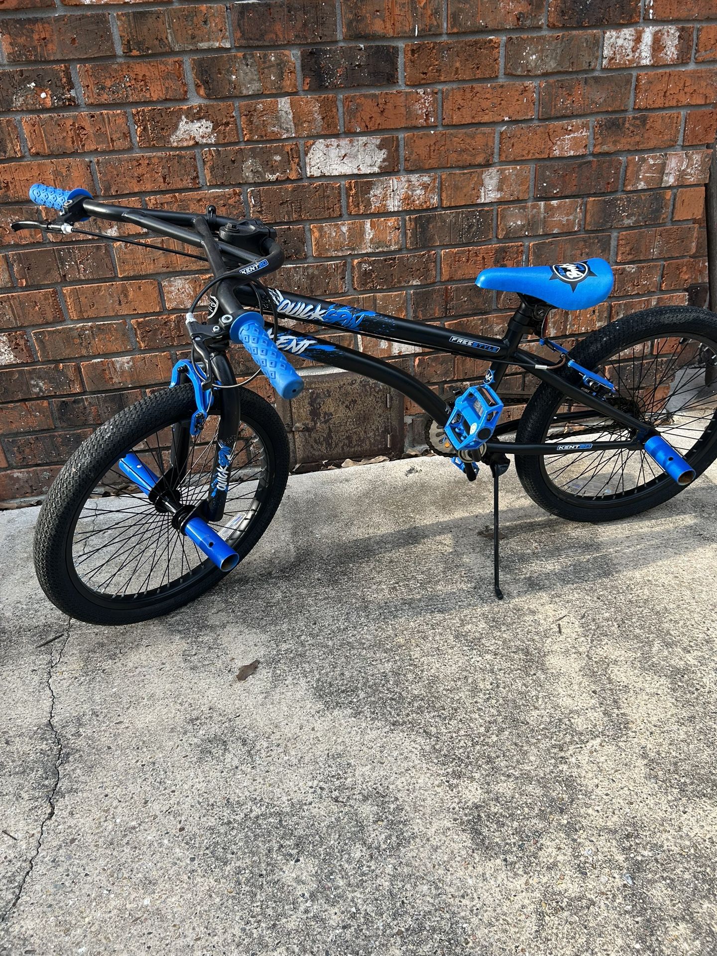 Blue bicycle