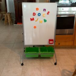 Double Sided Magnetic Dry Erase Board 