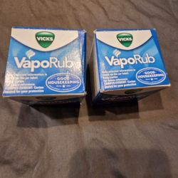 2 Vicks VapoRub 1.76 oz