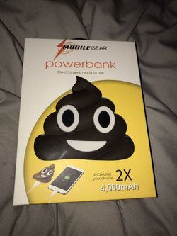 POOP EMOJI PRE CHARGED POWERBANK