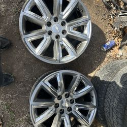 2 22 6 Lug Rims Chevy 