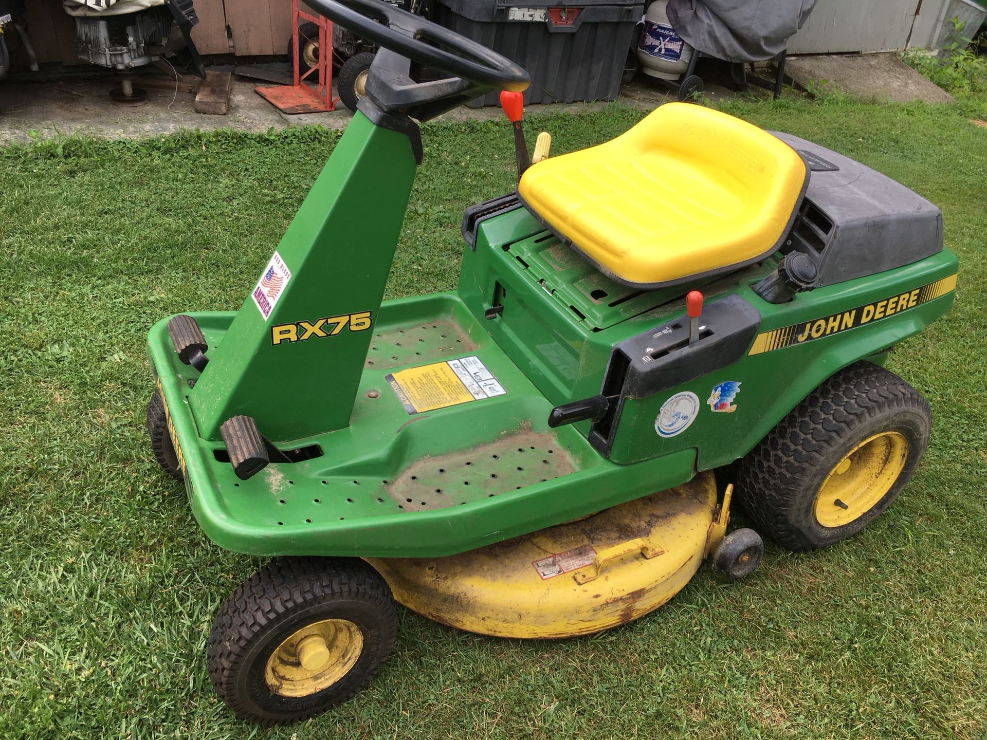 John Deere RX75 Lawn Mower 9/30