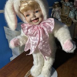 Porcelain, Baby, Bunny Doll