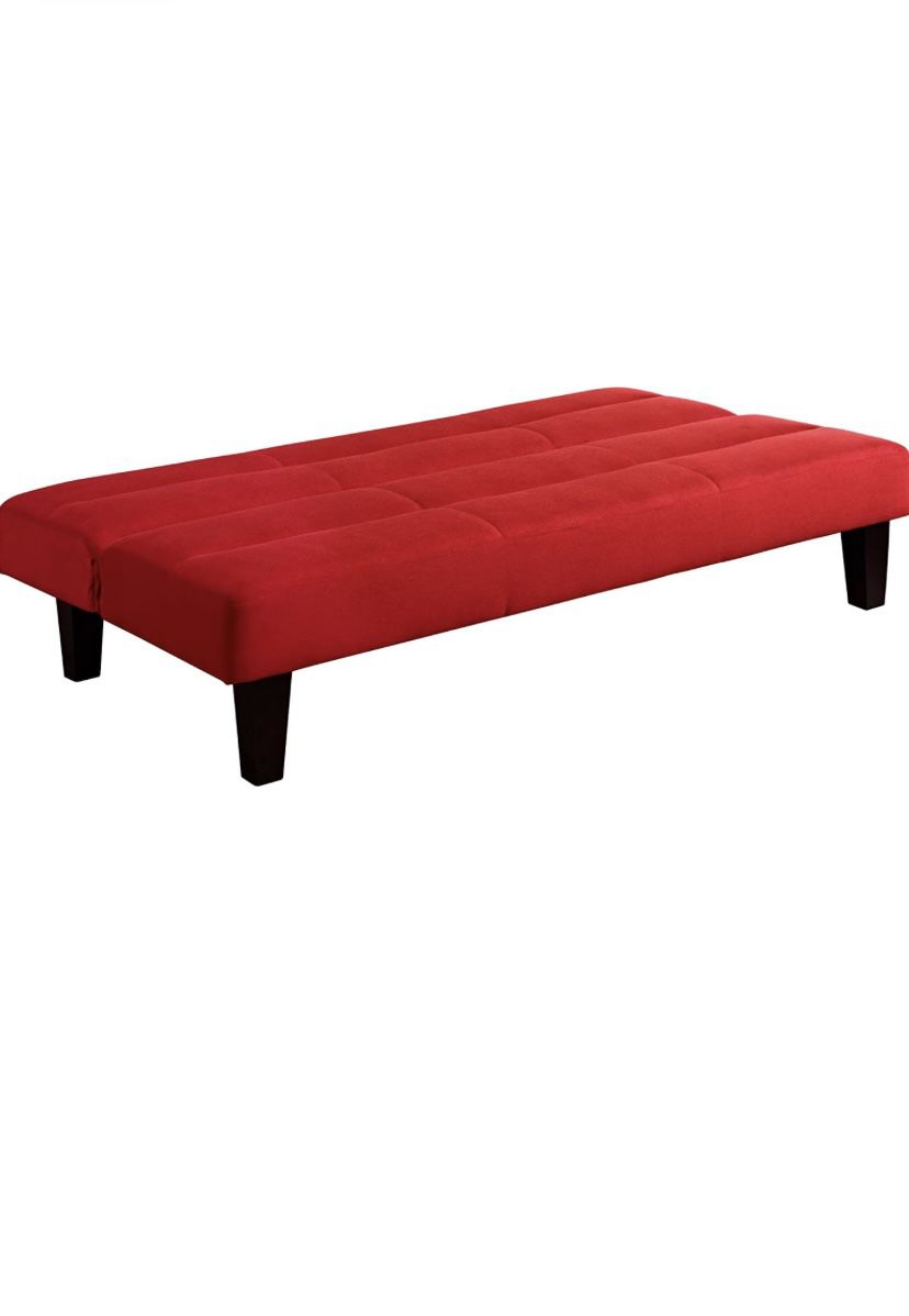 Dorel Home Products Kebo Futon, Red Microfiber 