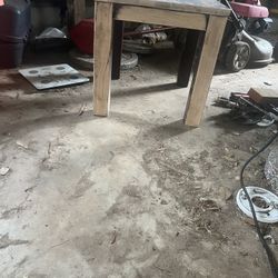 Sanding Down Little Table 