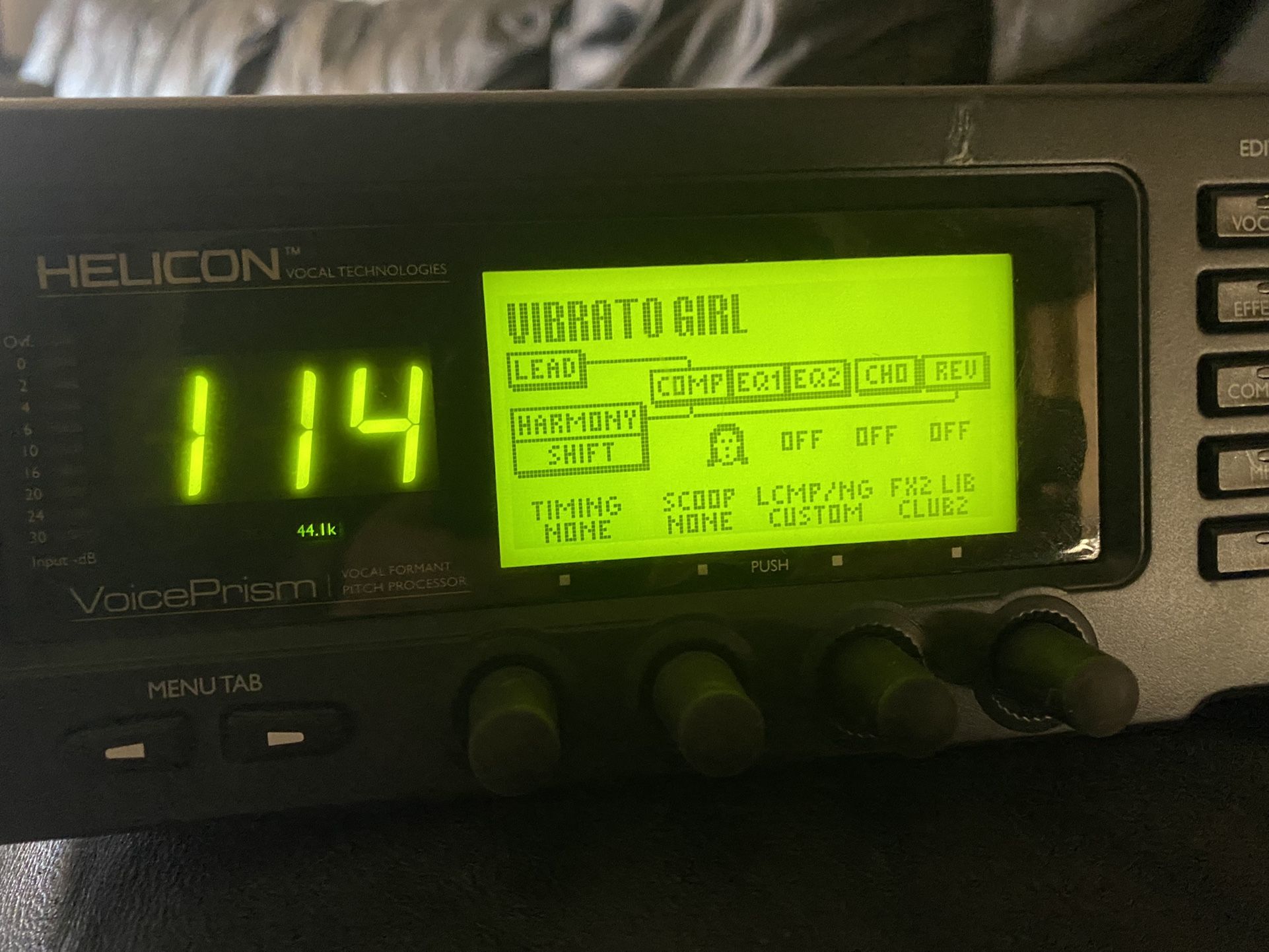 TC Helicon Voice Prism Harmonizer MIDI 2U Rackmount Formant