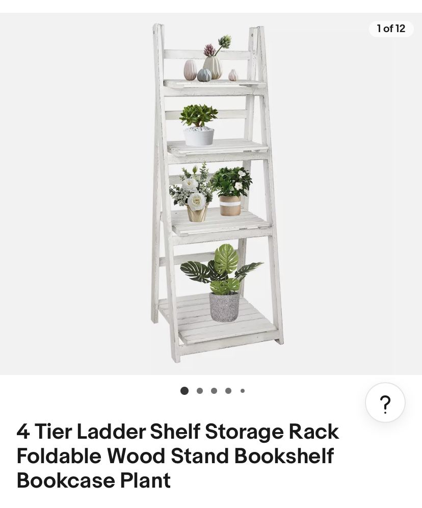 4 Tier Bookshelf/ Plant Stand