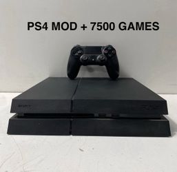 PS4 Console Mod + 7500 Games