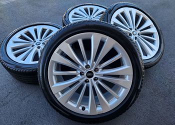 23" Range Rover Autobiography Silver OEM Wheels and Tires