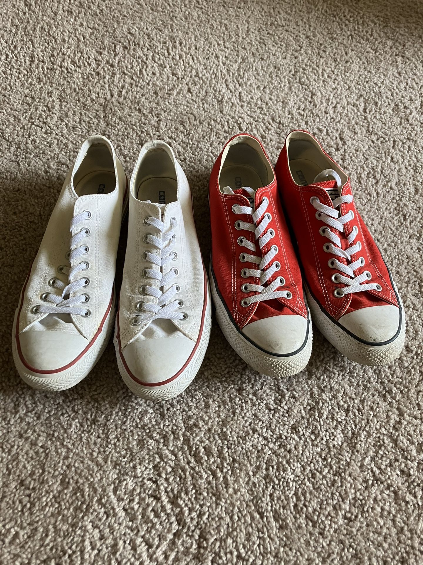 2 Pairs Of Converse Shoes (Bundle Or Separate)