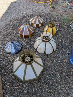 STAINED GLASS LAMP SHADES
