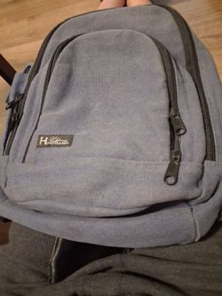 Hempmania Gray Hemp Canvas Backpack