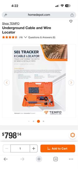 Shop TEMPO Underground Cable and Wire Locator