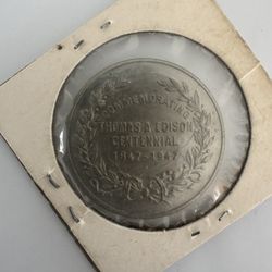 Thomas Edison Commentary Coin