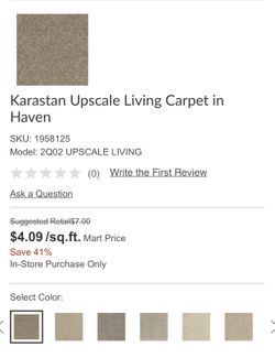 Karastan Upscale Living Carpet