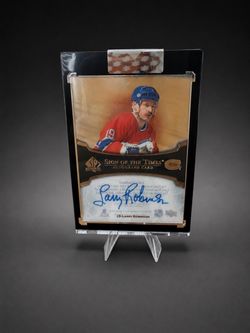 Larry Robinson SP Authentic Sign of the Times Auto Card