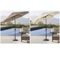 Member's Mark 10' Premium Market Umbrella with Sunbrella Fabric Brand New In Box