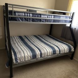 Bunk Bed (Ashley) with Mattresses (Queen and Full)