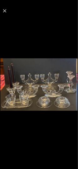 Heisey Glassware collection lot