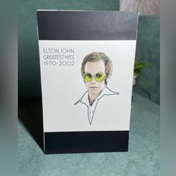 NEW Elton John Greatest Hits Album Cover Replica Foam Board Poster Mounts & Easel Tabletop Display NWOT 