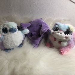 NEW Cute Stuffed Animal Plushies Set Of 3