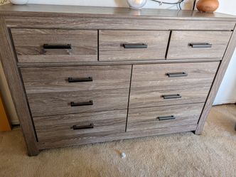 7 drawer dress - rustic farmhouse grey