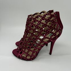 Burgundy Heels Size 8.5