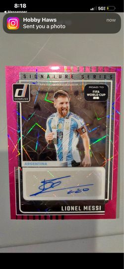 Messi pink auto