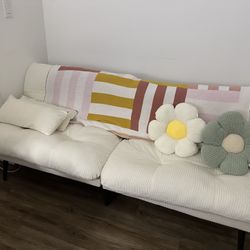 Futon Sofa Bed / Couch with Adjustable Backrest