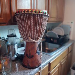 Vintage Bongo Solid Wood Hand Crafted 