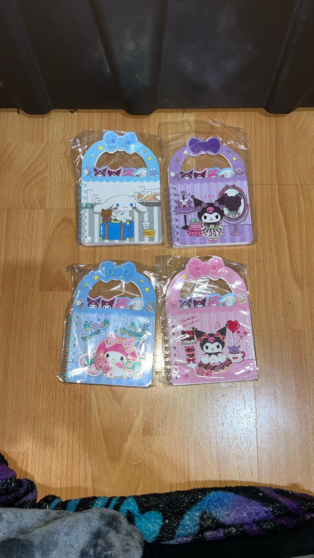 Sanrio 4 Pk Notebook
