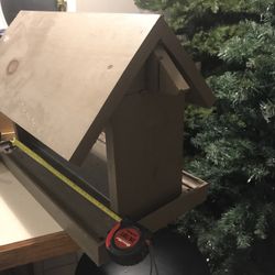 Wooden Bird Feeder
