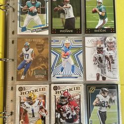 135 Football Card Folder Mixed Bag