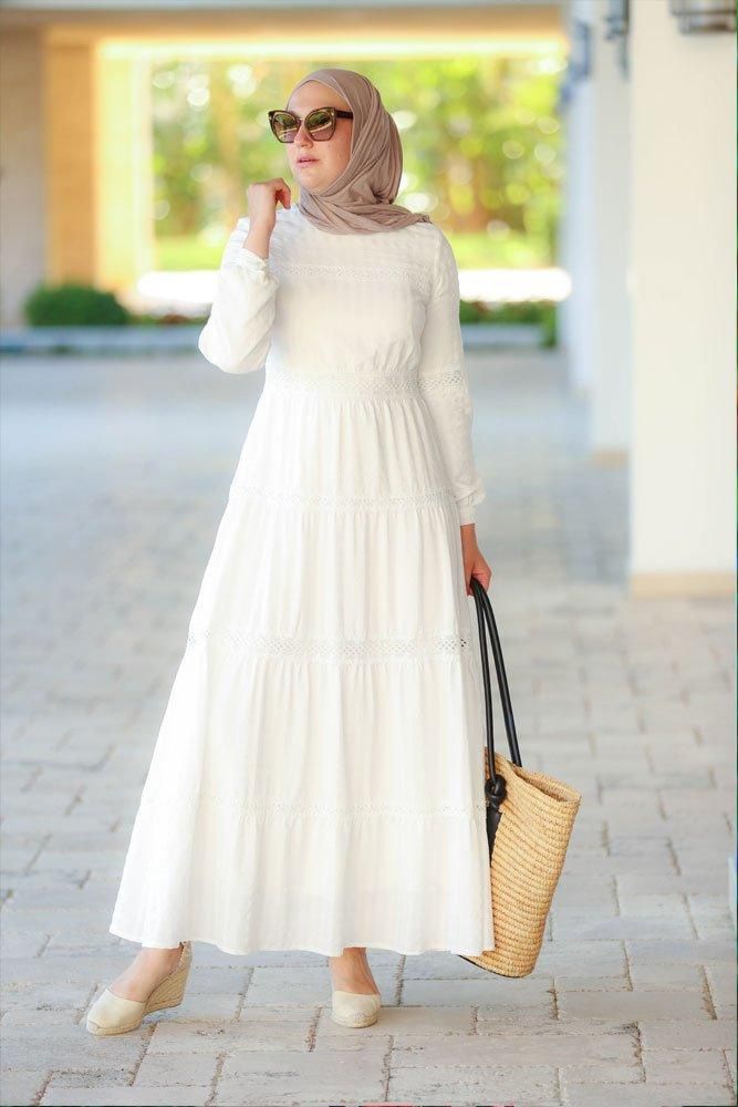White Boho Dress by Annah Hariri