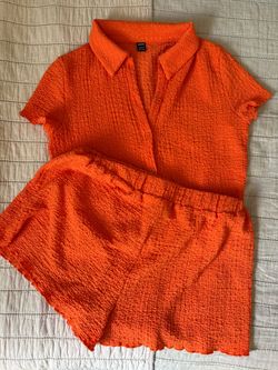 Orange matching set