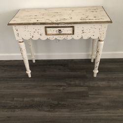 Two Accent Tables With Coordinating Mirror