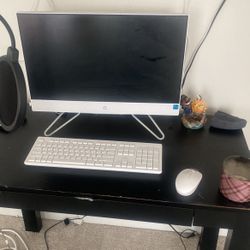Hp Pc Computer HP 23.8" All-in-One PC, Intel Core i3-1215U, 8GB RAM, 256GB SSD, Touchscreen, Windows 11 Home