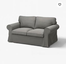 IKEA loveseat cover gray