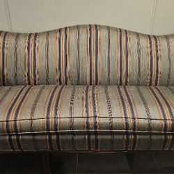 Antique Fairfield camelback Modern Chippendale Sofa