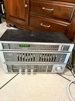 3 Piece Vintage Stereo system Pioneer Amplifier Equalizer Tuner