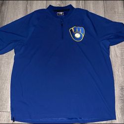 Milwaukee Brewers Windbreaker Shirt