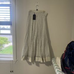 White/silver  Skirt 