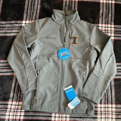 Ascender Men’s Grey Columbia Soft shell Illinois Jacket