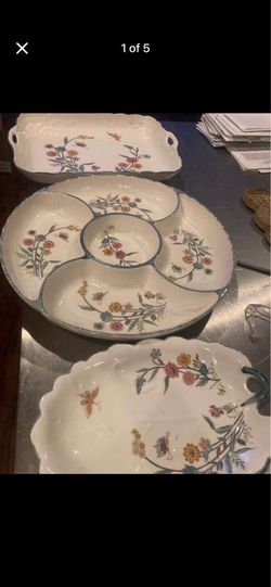 Vintage platter plates