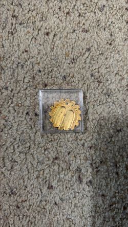 Vintage 90s Gold Metal Stinger Slammer Pog Sawtooth Edge With Case
