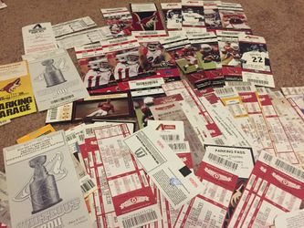 Arizona Cardinals Dbacks Coyotes Ticket Stubs